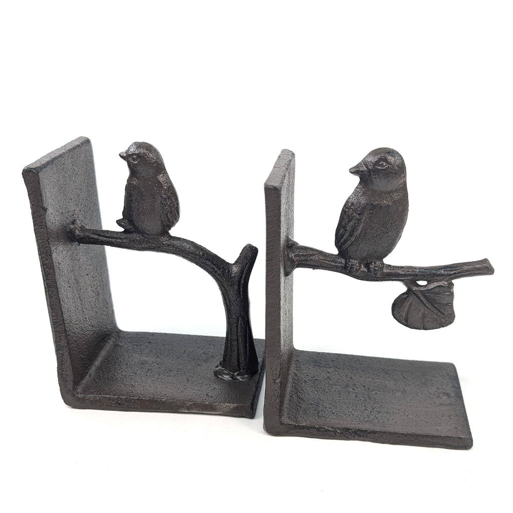 The Birds on a Branch Cast Iron Bookends