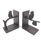 The Birds on a Branch Cast Iron Bookends