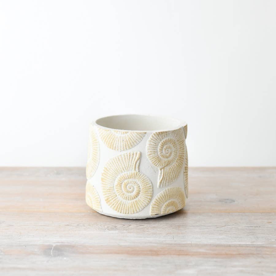 Handcrafted Sea Shell Motif Planter