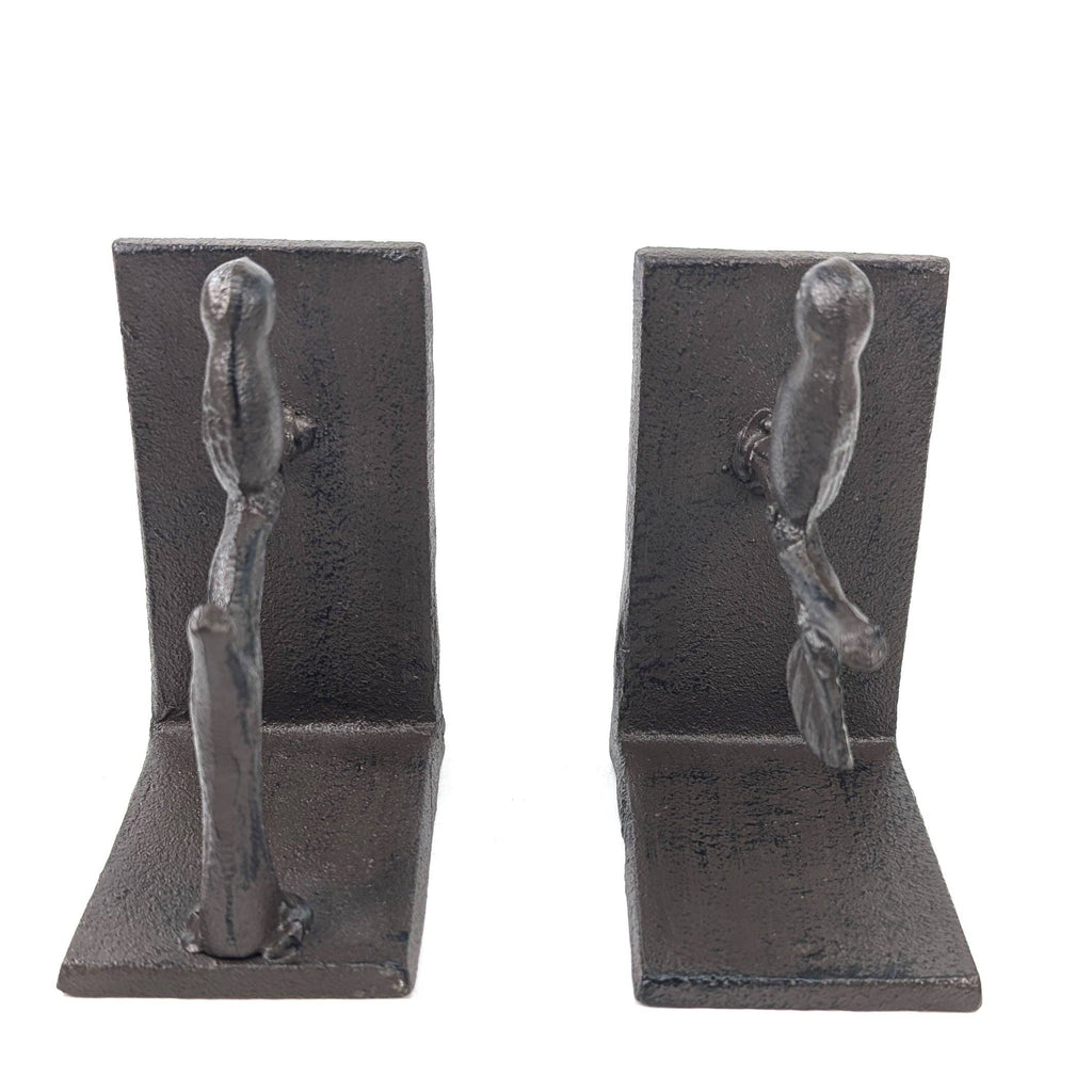 The Birds on a Branch Cast Iron Bookends