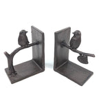 The Birds on a Branch Cast Iron Bookends