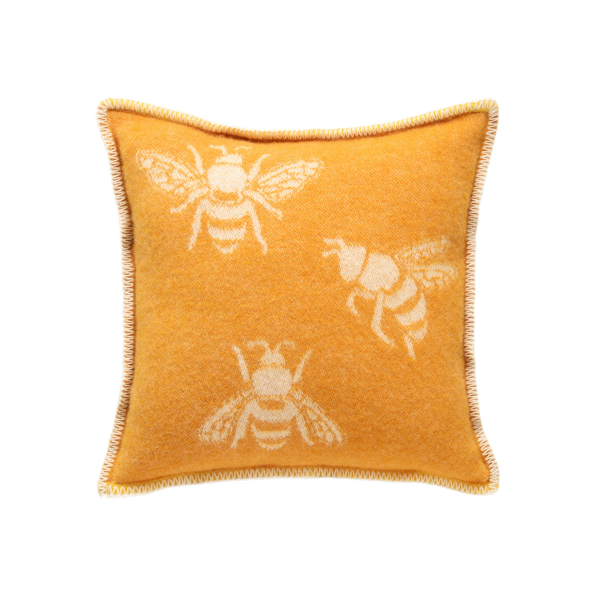 Bee Wool Cushion Cover
