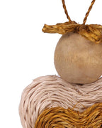 Handwoven Love Angel Christmas Tree Decoration