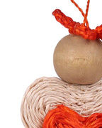 Handwoven Love Angel Christmas Tree Decoration