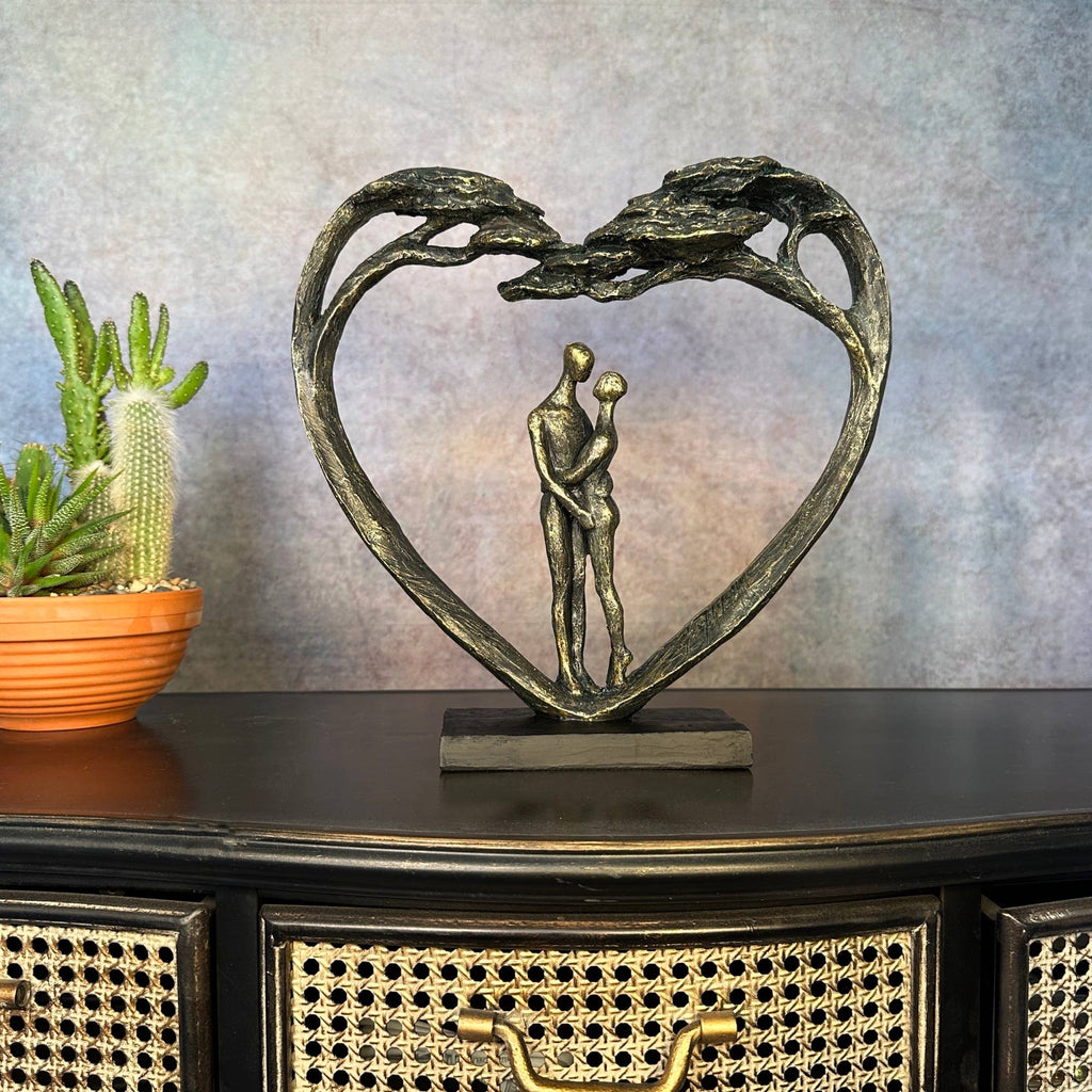 Love Under the Heart Tree Sculpture