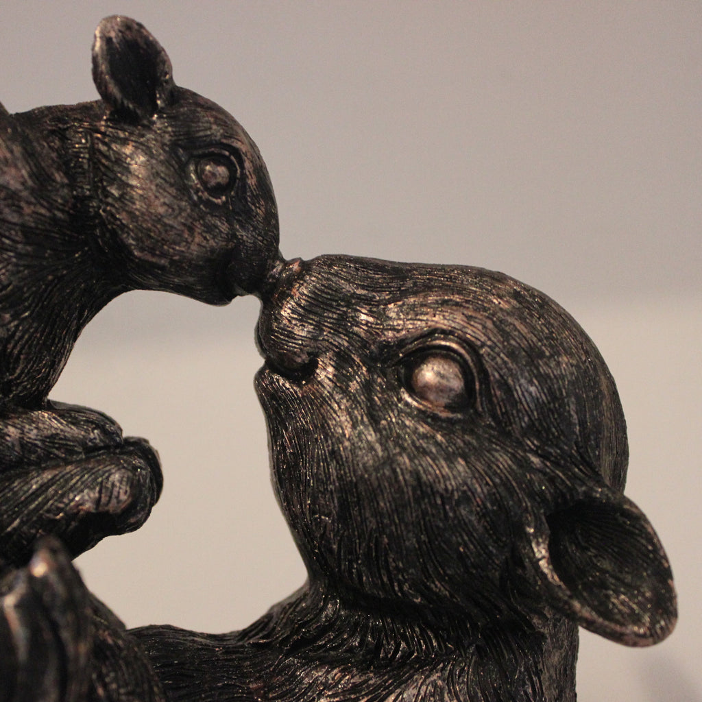 Squirrel And Pup Figurine