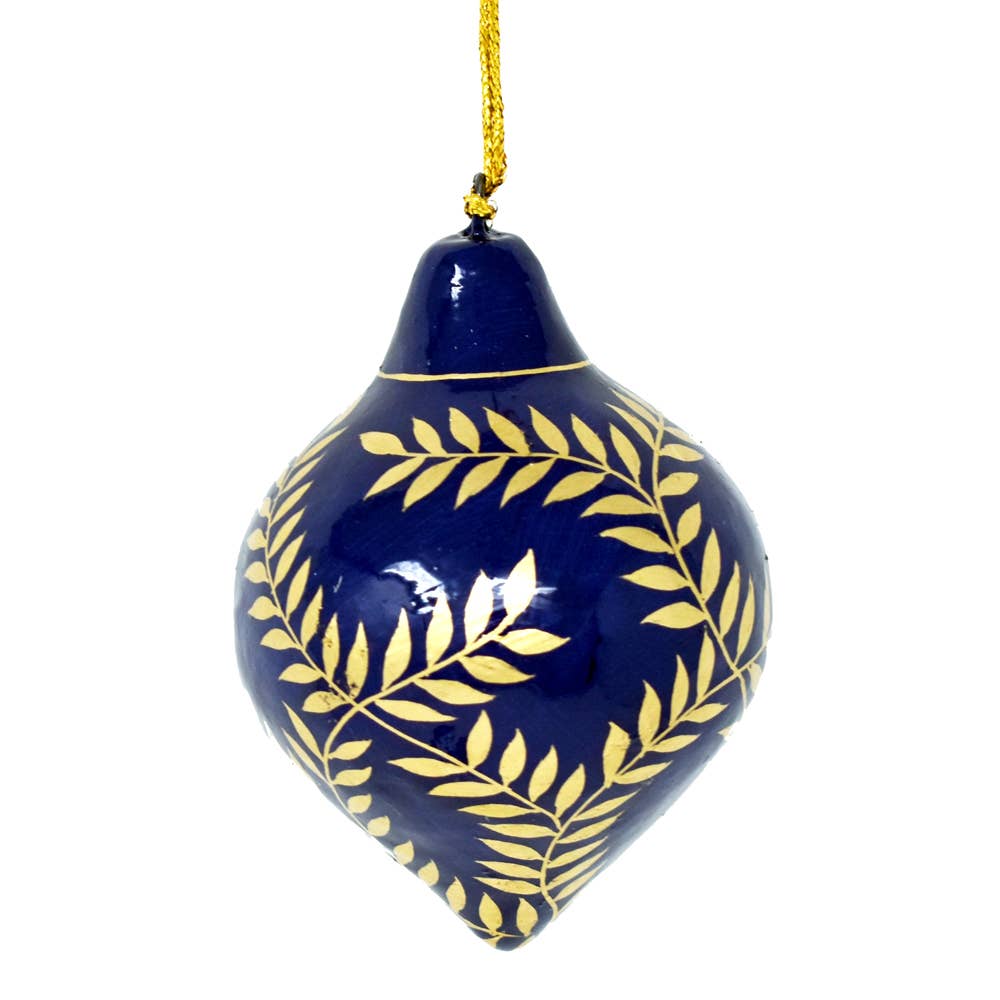 Hand-Painted Christmas Lantern Bauble