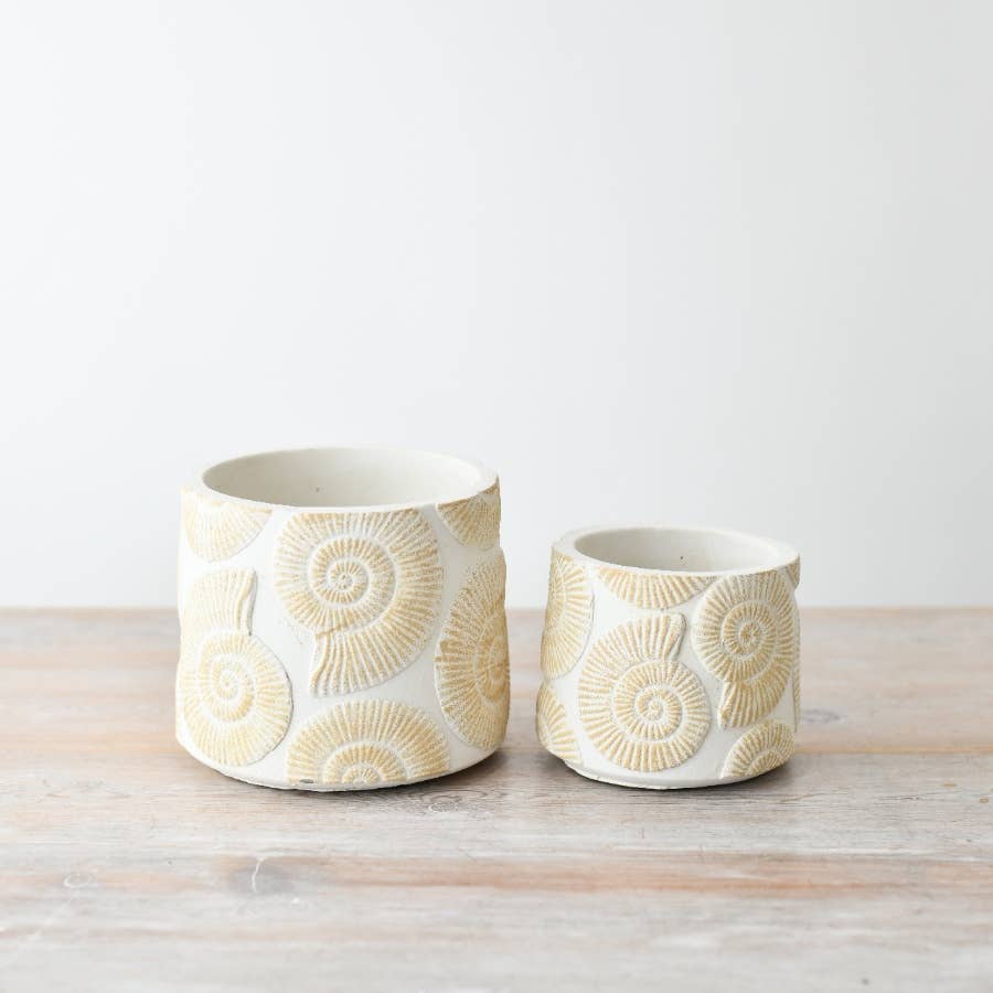 Handcrafted Sea Shell Motif Planter