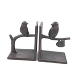 The Birds on a Branch Cast Iron Bookends